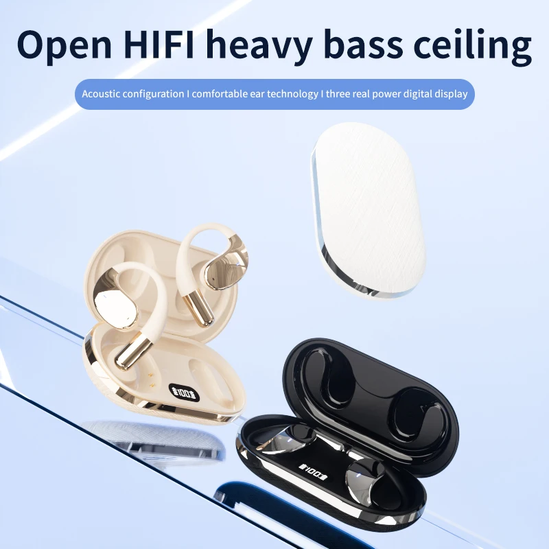 Translator Earbuds YYK-Q39 3-in-1 Bluetooth 5.4 AI Translation Earphone Real-Time Translator Ear Hook Noise Cancelling Earphone thumbnail 2