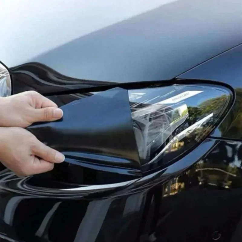 1pc 30*200CM Car Tail Light Color Changing Film,Car Headlight Custom Color Changing Film,Universal For Cars thumbnail 2