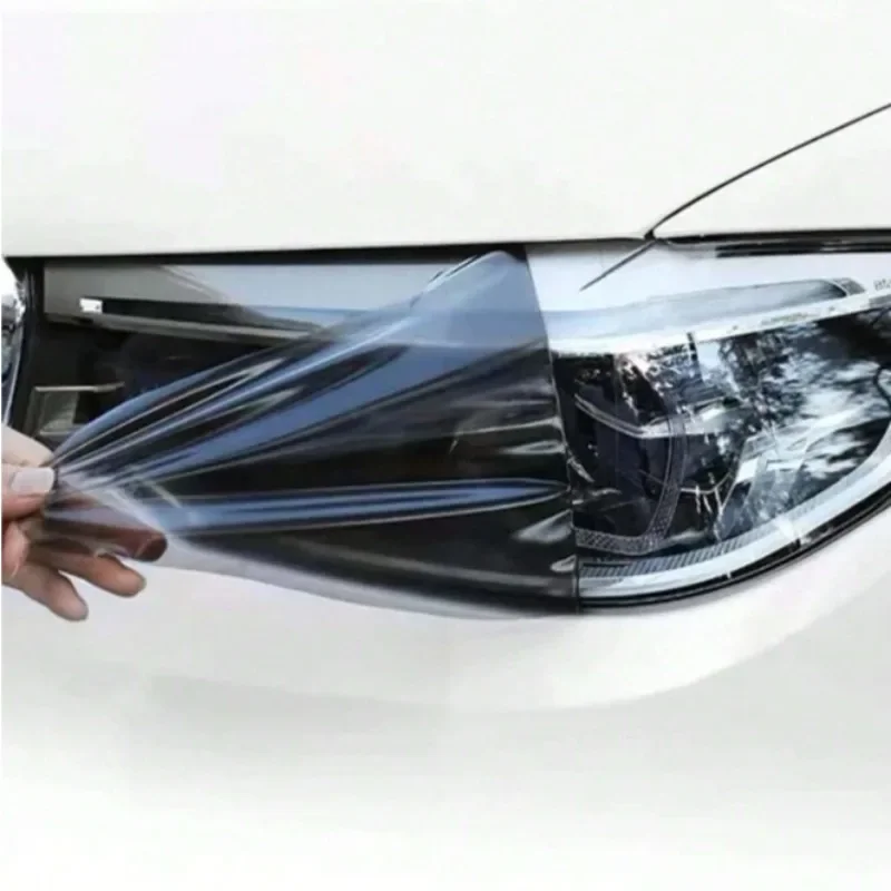 1pc 30*200CM Car Tail Light Color Changing Film,Car Headlight Custom Color Changing Film,Universal For Cars thumbnail 4