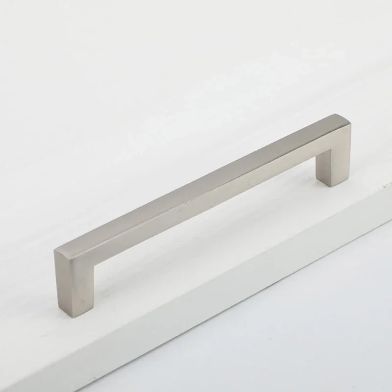 Modern Cabinet Handles Kitchen Door Handles Drawer Knobs Aluminum Alloy Wardrobe Door Handles Brushed Modern Style Hardware thumbnail 4
