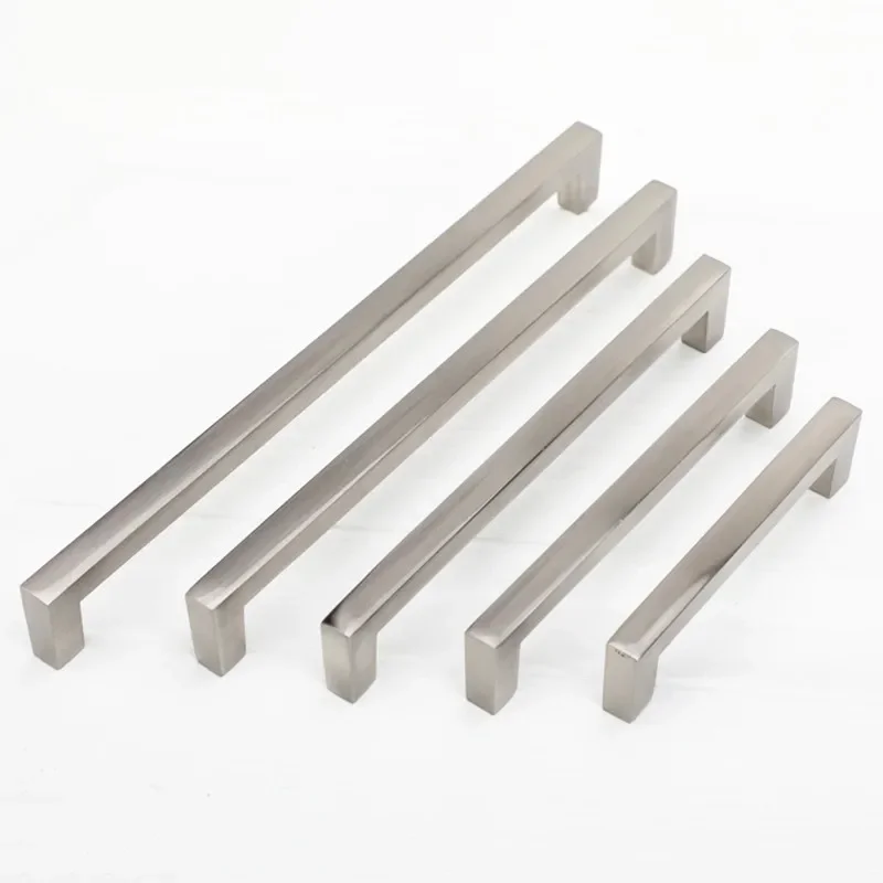 Modern Cabinet Handles Kitchen Door Handles Drawer Knobs Aluminum Alloy Wardrobe Door Handles Brushed Modern Style Hardware thumbnail 3