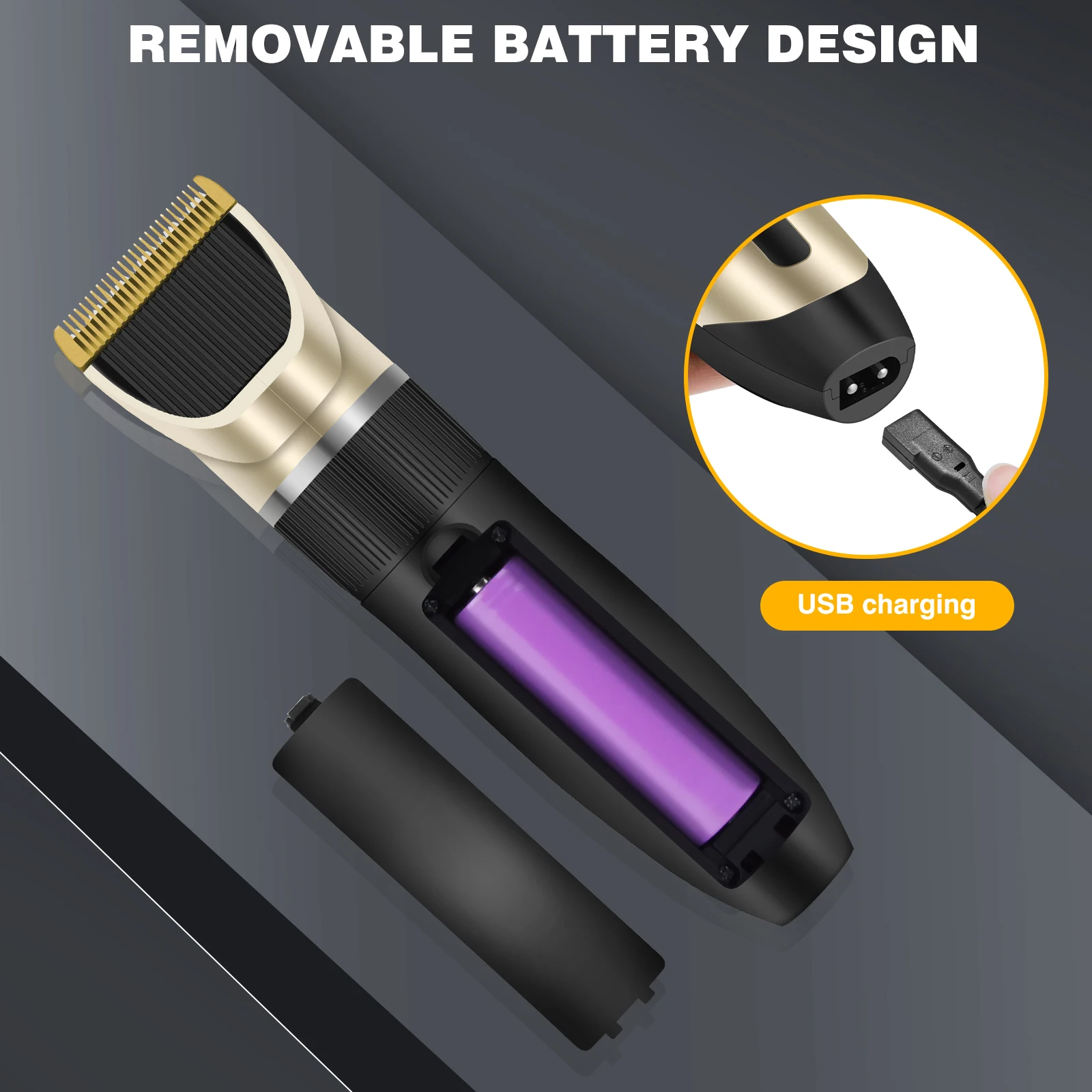 Pet hair trimmer Home Use Pet hair trimmer Professional Pet hair trimmer groomers Safe Pet hair trimmer Electric Dog Clippers thumbnail 3
