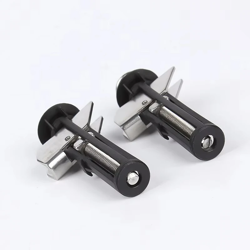 Heavy Duty Toilet Seat Fastener Bolt kit Stainless Steel Tank Toilet Bolt Hinge Screw Retractable Toilet Cover Bolt Kit thumbnail 4