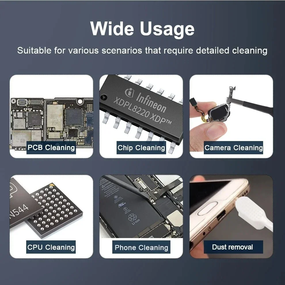 PBT Fibre Cleaning Polishing Motherboard IC Glue Removal Cleaning Brush For Circuit IC PCB BGA Phone Electric Repairing thumbnail 3