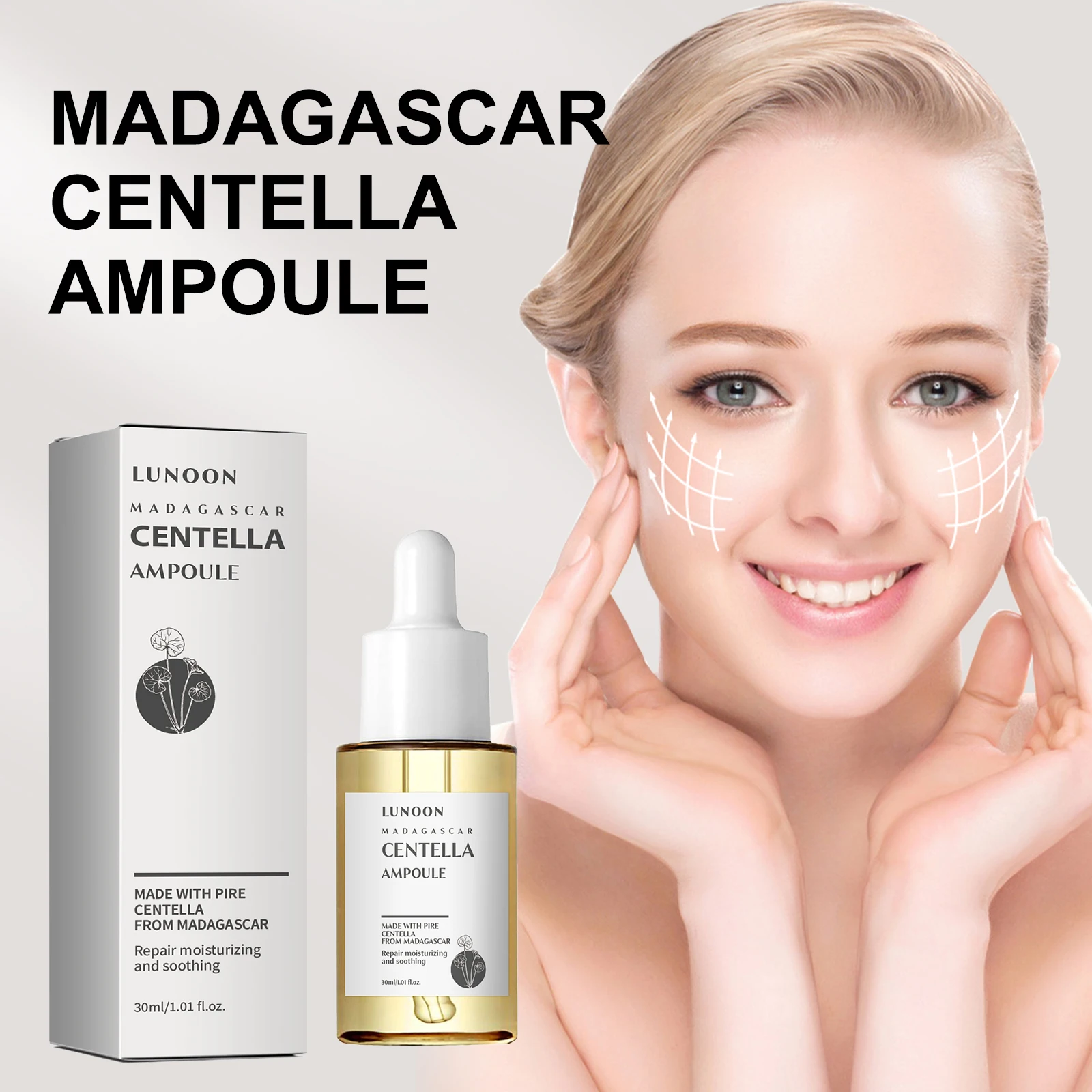 7 Seconds Repair Damaged Facial Barrier Serum Centella Asiatica Moisturize Hydrat Soothing Smoothing Anti-Aging Korean Skincare thumbnail 2