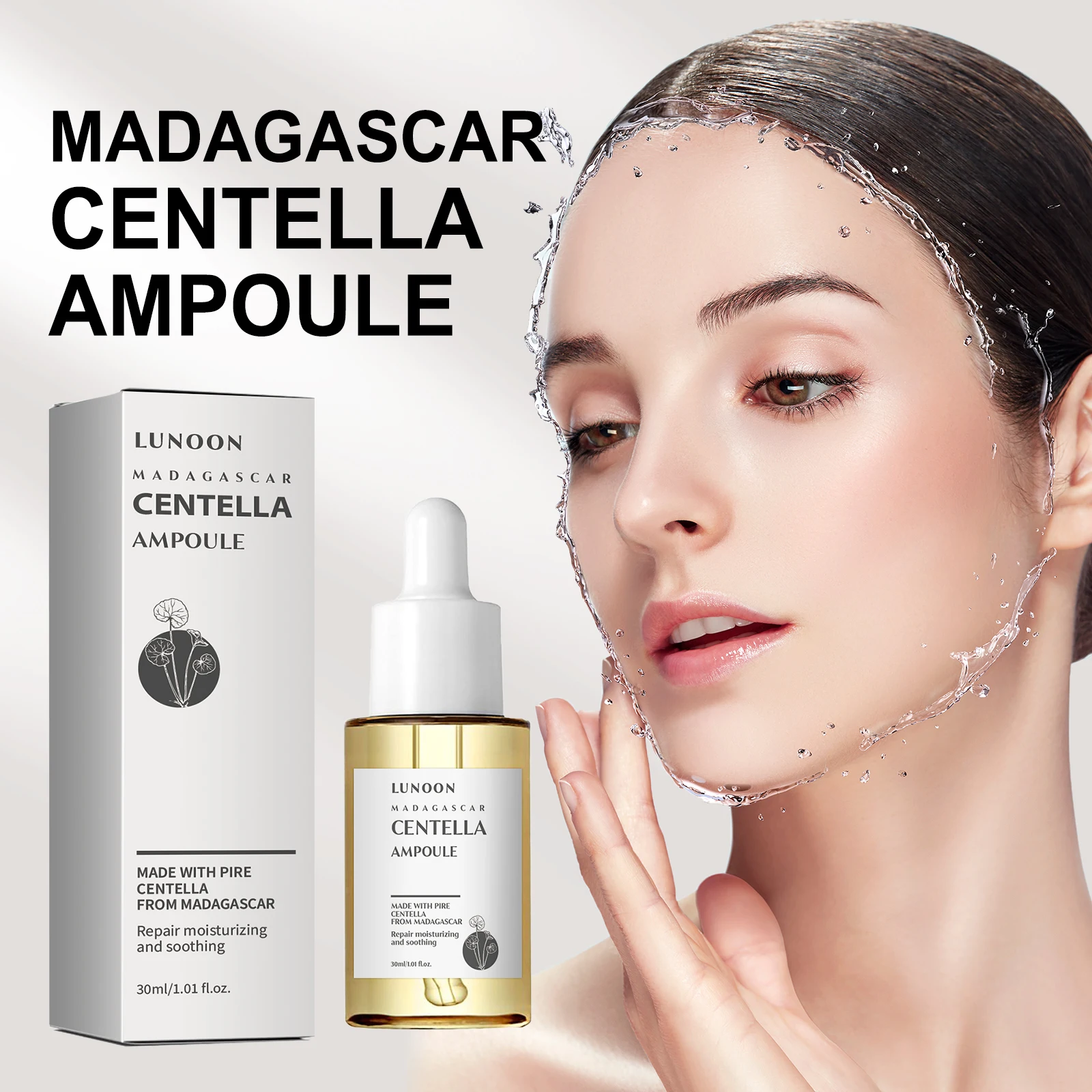 7 Seconds Repair Damaged Facial Barrier Serum Centella Asiatica Moisturize Hydrat Soothing Smoothing Anti-Aging Korean Skincare thumbnail 3