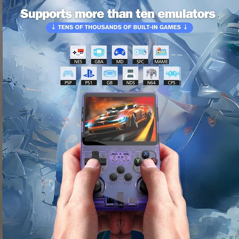 R36S Retro Video Game Console 3.5 Inch IPS Screen Linux System Handheld Game Consola Open Source Portable Game Player Boys Gift thumbnail 6