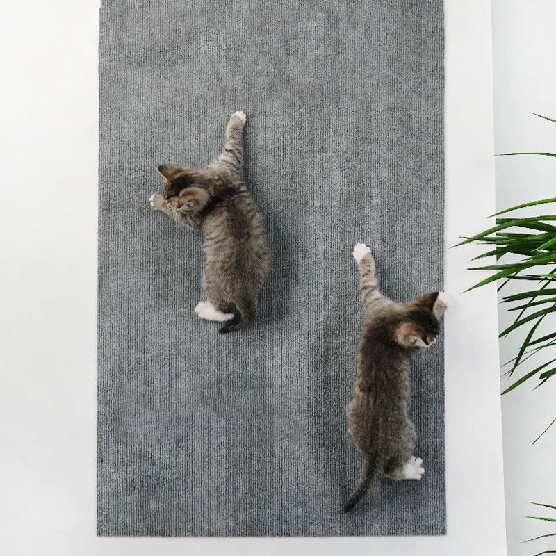 Self-Adhesive Cat Scratching Mat Trimmable Cat Carpet Cat Scratching Carpet Corner Wall Cat DIY Scratch Sofa Furniture Protector thumbnail 2