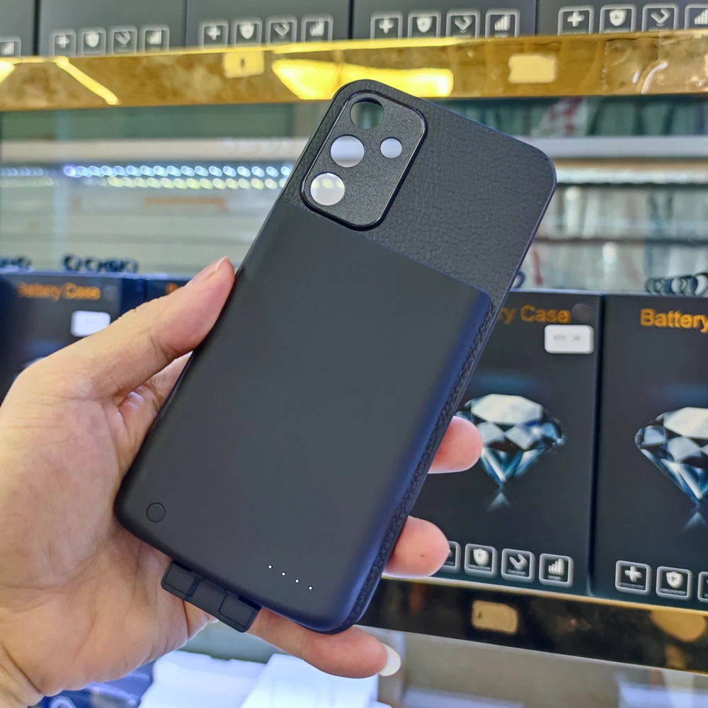 Powerbank For Samsung Galaxy A13 A14 A15 A24 A25 A32 A34 A51 A52 A53 A71 A73 S9+ S23 FE Battery Cases Portable Power Bank Cover thumbnail 2