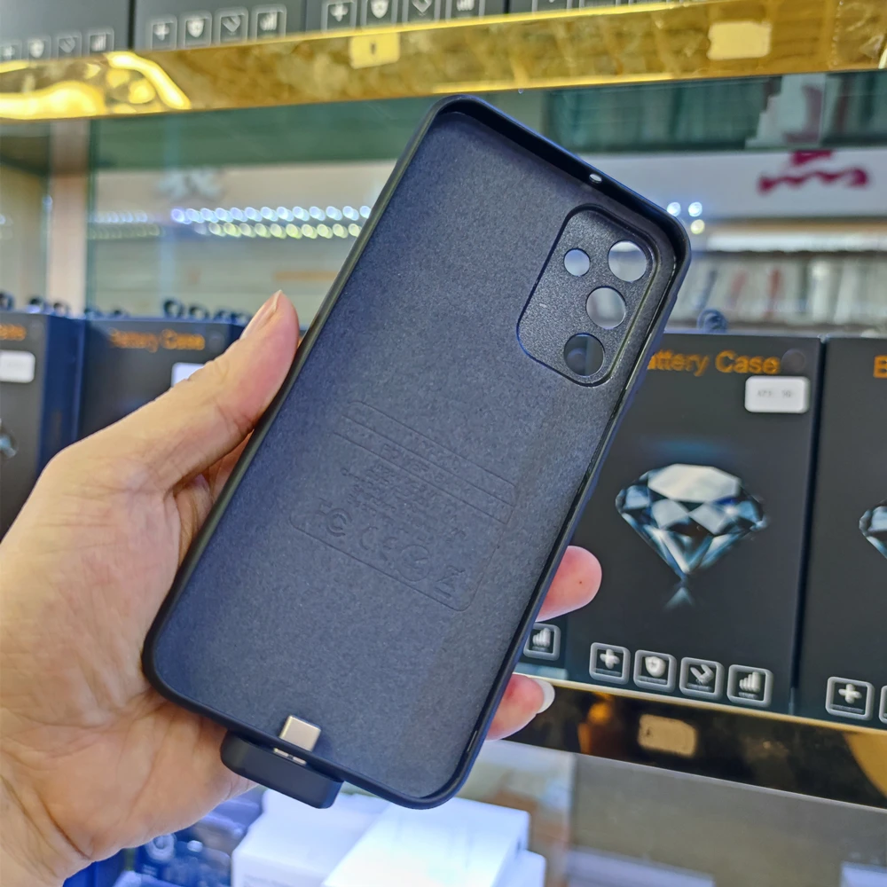 Powerbank For Samsung Galaxy A13 A14 A15 A24 A25 A32 A34 A51 A52 A53 A71 A73 S9+ S23 FE Battery Cases Portable Power Bank Cover thumbnail 3