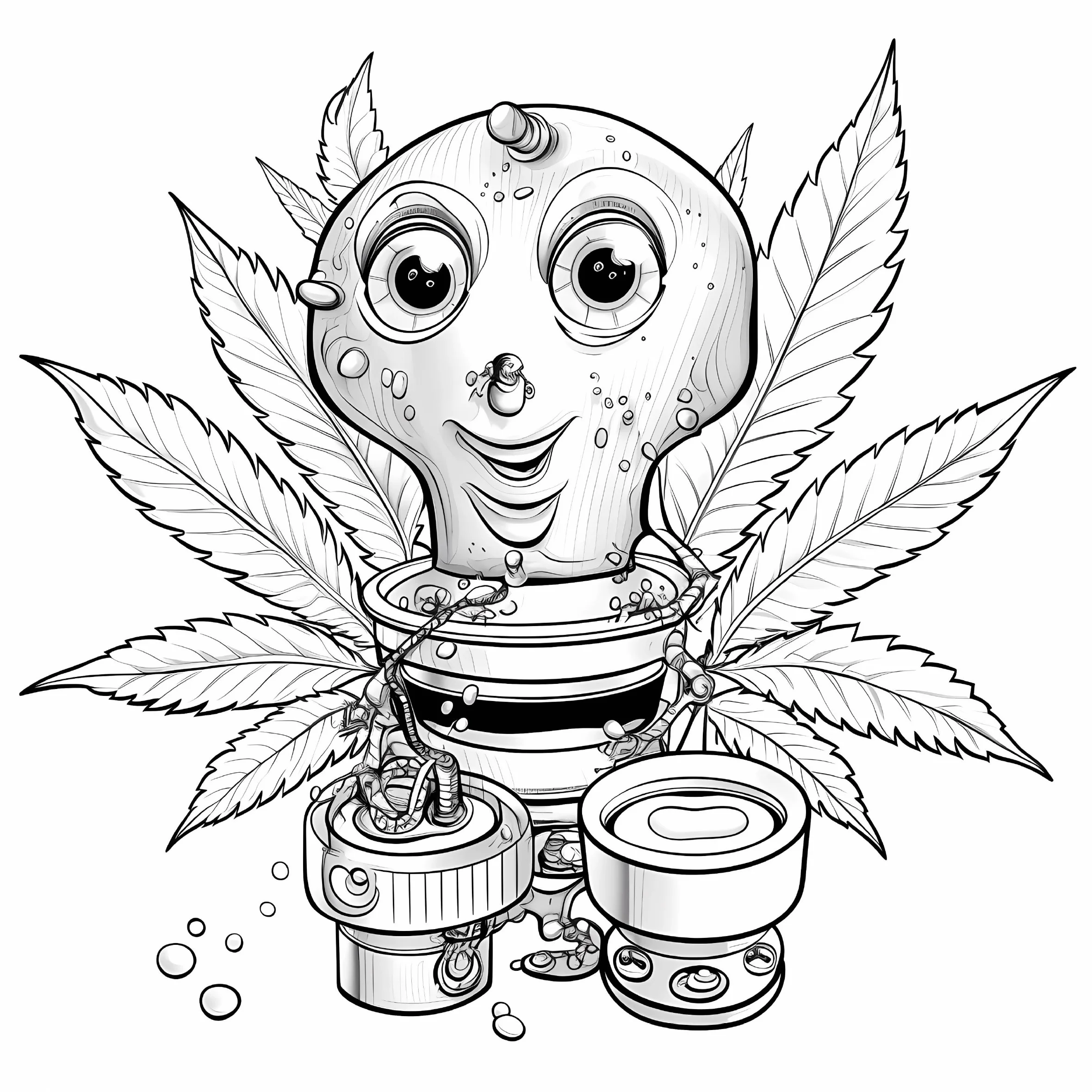 Adult Picture Book: Coloring Book Vibrant Cartoon Characters Thick Paper for Multi-Colored Pencil Art Ideal Gift for Parties thumbnail 6