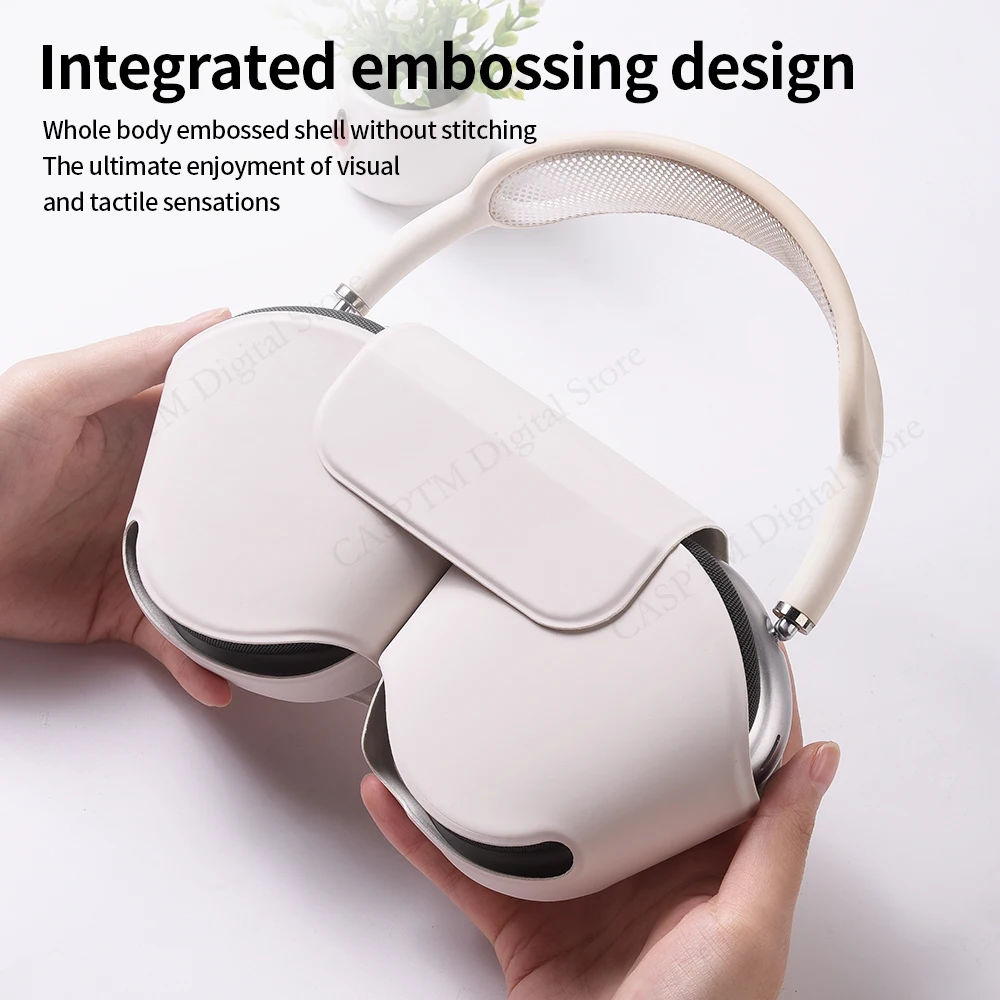 Luxury PU Headphones Cover For AirPods Max Case Anti-scratch Waterproof Protective Headset Cases For Apple AirPods Max Shell thumbnail 5
