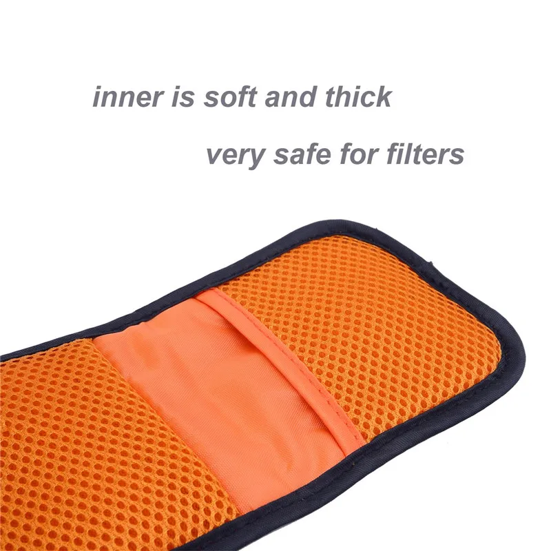 Filter Case 3/12Pocket Camera Lens Filter Carry Case Professional Photography Filter Holder Belt Bag Pouch for 25mm-82mm Filters thumbnail 4