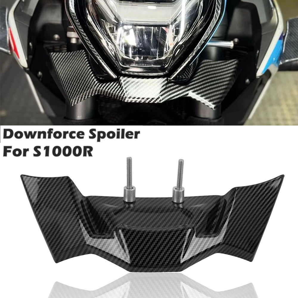 For BMW S1000R 2021-2025 Wing Downforce Front Spoiler Naked Aerodynamic Winglet S 1000 R S1000 R  M1000R 2023 2024