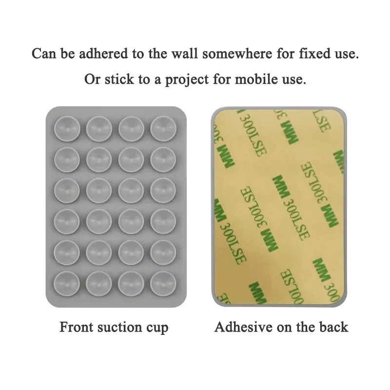 Silicone Suction Cup Grip Stand for Mobile Phone Selfie and Video Suction Cup Non-slip Hands-free Design Wall Mount Bracket thumbnail 5
