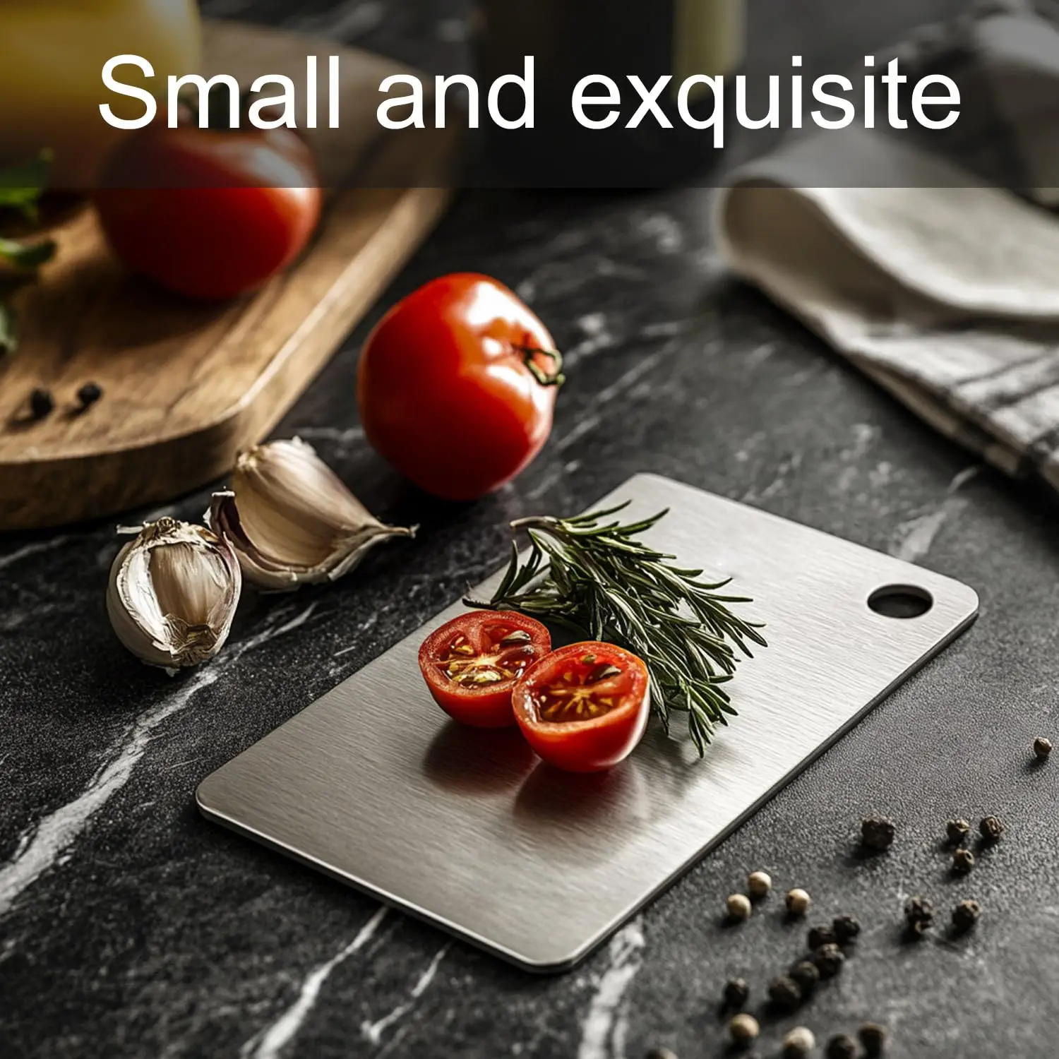Board Kitchen Cutting Boards For Stainless  304 Steel Non-slip Portable  Thickened Double-Sided Food Grade Fruit Meat Chopping thumbnail 2