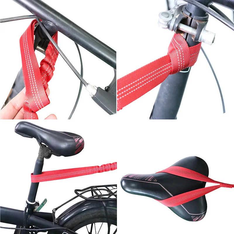 Bicycle Traction Rope Nylon Traction Rope Parent-Child MTB Bike Towing Rope Trailer Rope Outdoor Tool Cycling Safety Equipment thumbnail 4