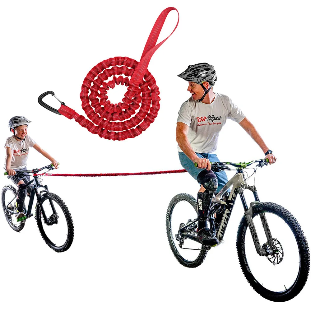 Bicycle Traction Rope Nylon Traction Rope Parent-Child MTB Bike Towing Rope Trailer Rope Outdoor Tool Cycling Safety Equipment thumbnail 2