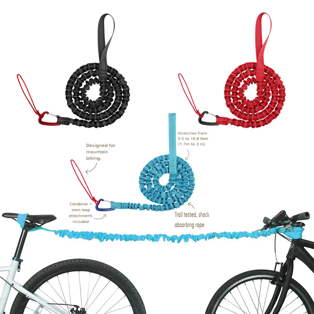 Bicycle Traction Rope Nylon Traction Rope Parent-Child MTB Bike Towing Rope Trailer Rope Outdoor Tool Cycling Safety Equipment thumbnail 3