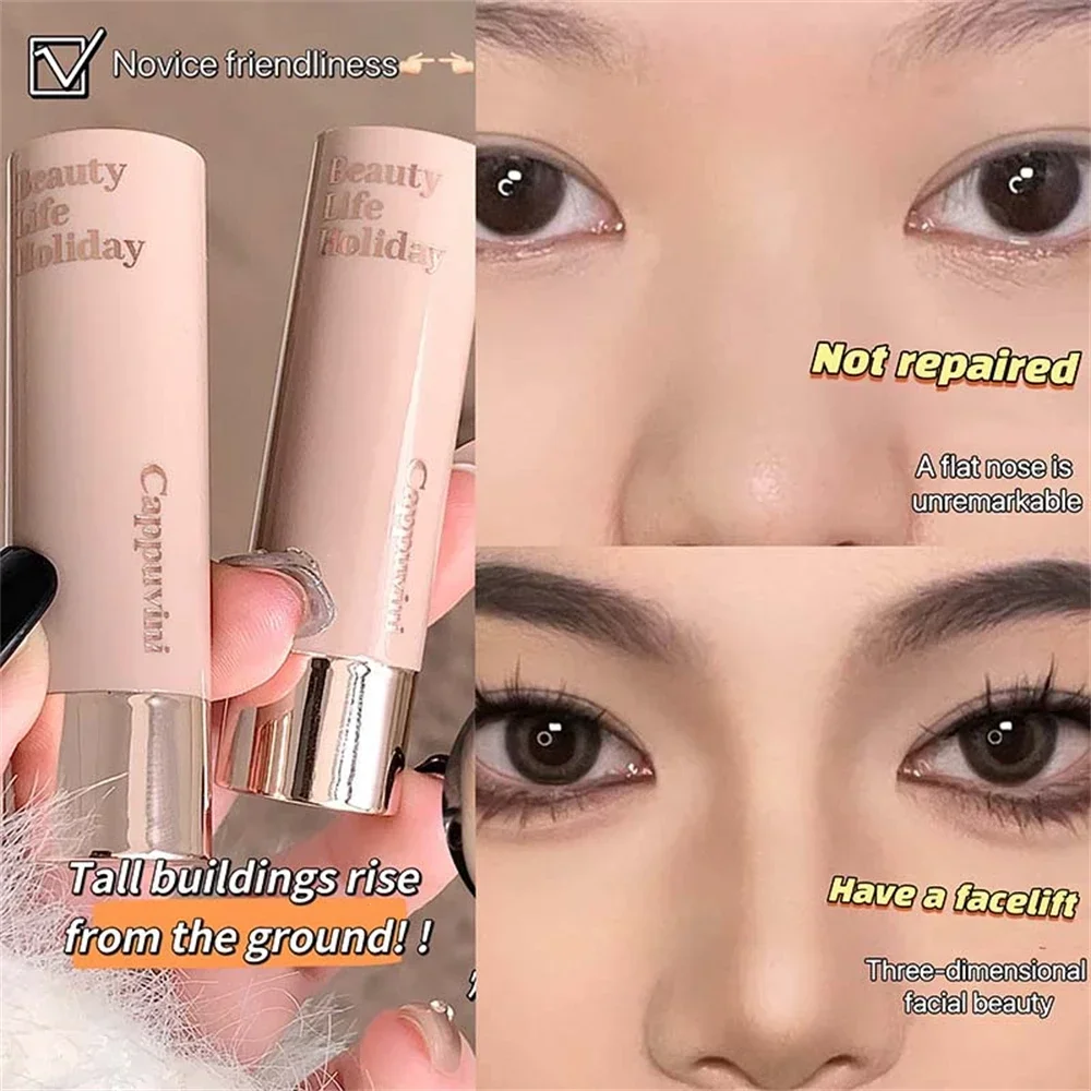 Moisturizing Matte Concealer Contour Stick Smooth Lasting 3D Nose Shadow Waterproof Face Highlight Brighten Contour Makeup thumbnail 3