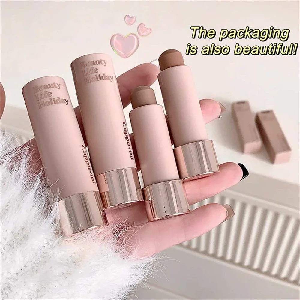 Moisturizing Matte Concealer Contour Stick Smooth Lasting 3D Nose Shadow Waterproof Face Highlight Brighten Contour Makeup thumbnail 4