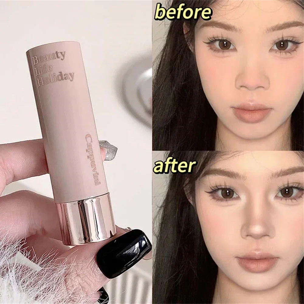 Moisturizing Matte Concealer Contour Stick Smooth Lasting 3D Nose Shadow Waterproof Face Highlight Brighten Contour Makeup thumbnail 5