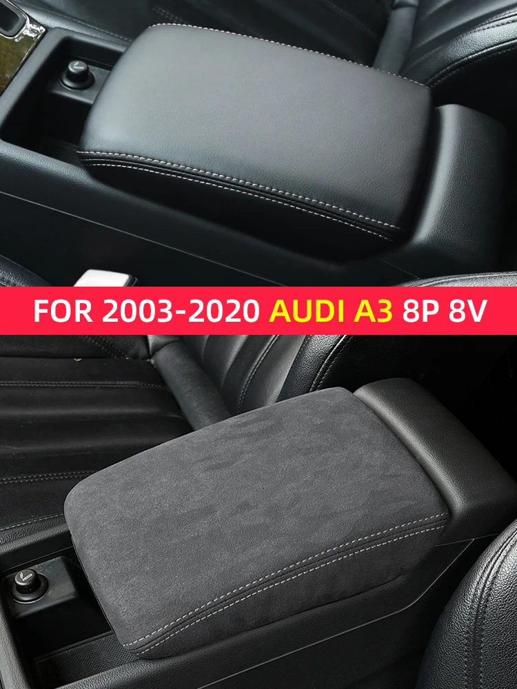 For Audi A3 8P Accessories 2003-2012 2013-2016 2017-2019 2020 8V S3 Interior Protective Cover For Car Center Console Armrest box thumbnail 2