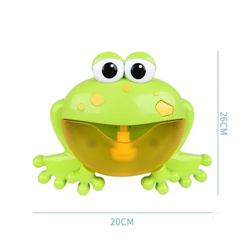 New Baby Bath Bubble Machine Crabs Frog Music Kids Bath Toy Bathtub Soap Automatic Bubble Maker Baby Bathroom Toy for Children thumbnail 6