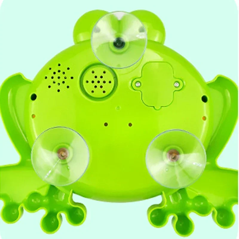 New Baby Bath Bubble Machine Crabs Frog Music Kids Bath Toy Bathtub Soap Automatic Bubble Maker Baby Bathroom Toy for Children thumbnail 4