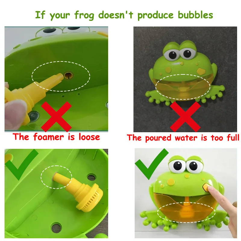 New Baby Bath Bubble Machine Crabs Frog Music Kids Bath Toy Bathtub Soap Automatic Bubble Maker Baby Bathroom Toy for Children thumbnail 2