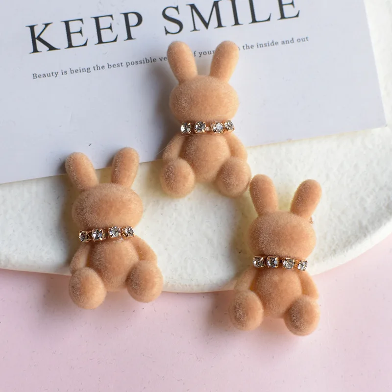 10pcs Cute Cartoon Rabbit Stickers Little Rabbit Bear 3D Non-stick Stickers Mobile Phone Case DIY Accessories thumbnail 5
