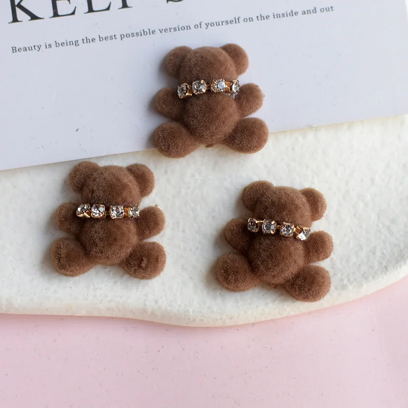 10pcs Cute Cartoon Rabbit Stickers Little Rabbit Bear 3D Non-stick Stickers Mobile Phone Case DIY Accessories thumbnail 4