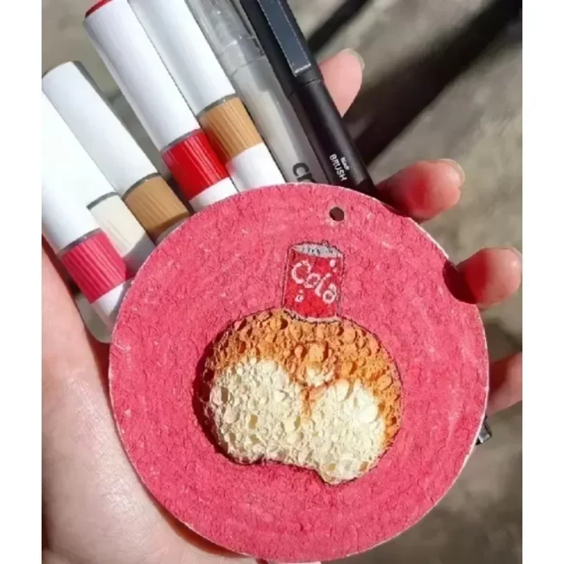 10/100Pcs 3D Drawing Magic Canvas Sponge Kids DIY Kids Painting Paper 3D Art Drawing Paper for Kids DIY Painting thumbnail 3