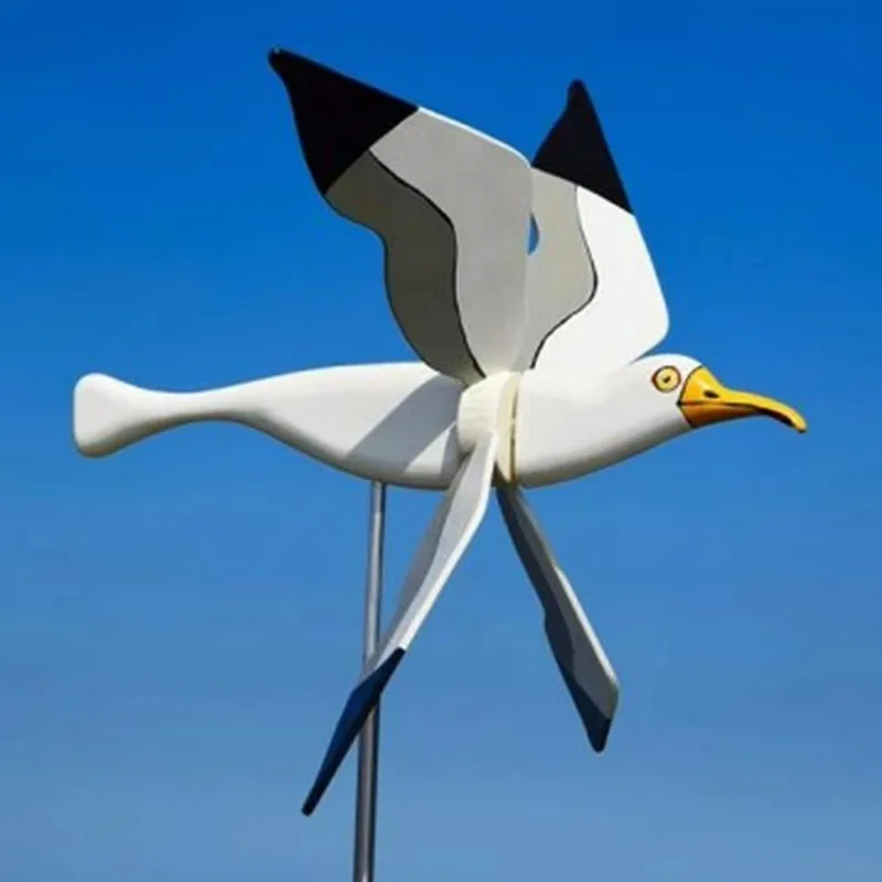 2025 New Seagull Windmill Garden Outdoor Bird Holiday Decorative Wind Spinners Personalized Courtyard Decor Gift Accessories thumbnail 5