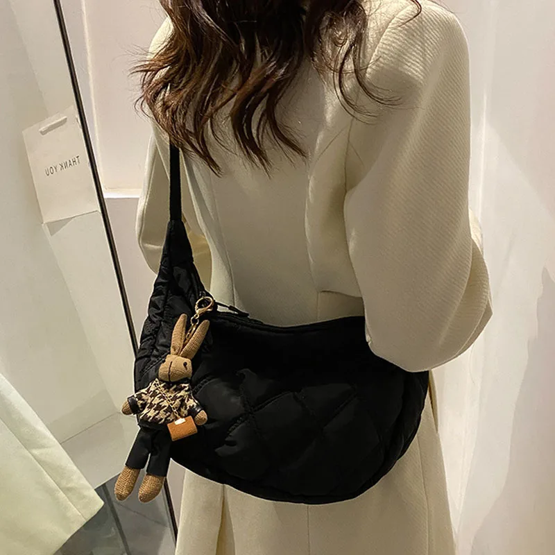 Embroidery Crossbody Bags for Women Large Capacity Handbags Shoulder Messenger Bag Female Popular Fashion Hobos Shopper Bag Sac thumbnail 2