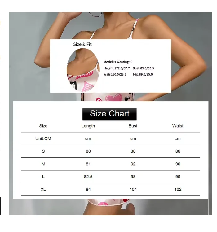 Ladies Sexy Sling Nightgown Nightdress Women's Sexy Lingerie Silk Satin Sleepwear Floral Pinting Nightwear Homewear Mini Dress thumbnail 4