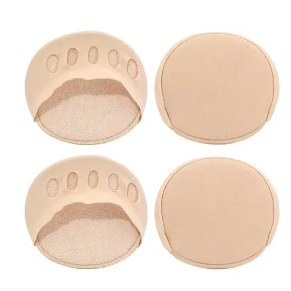 2/4pcs Five Toes Forefoot Pads for Women High Heels Half Insoles Invisible Foot Pain Care Absorbs Shock Socks Toe Pad Inserts thumbnail 5