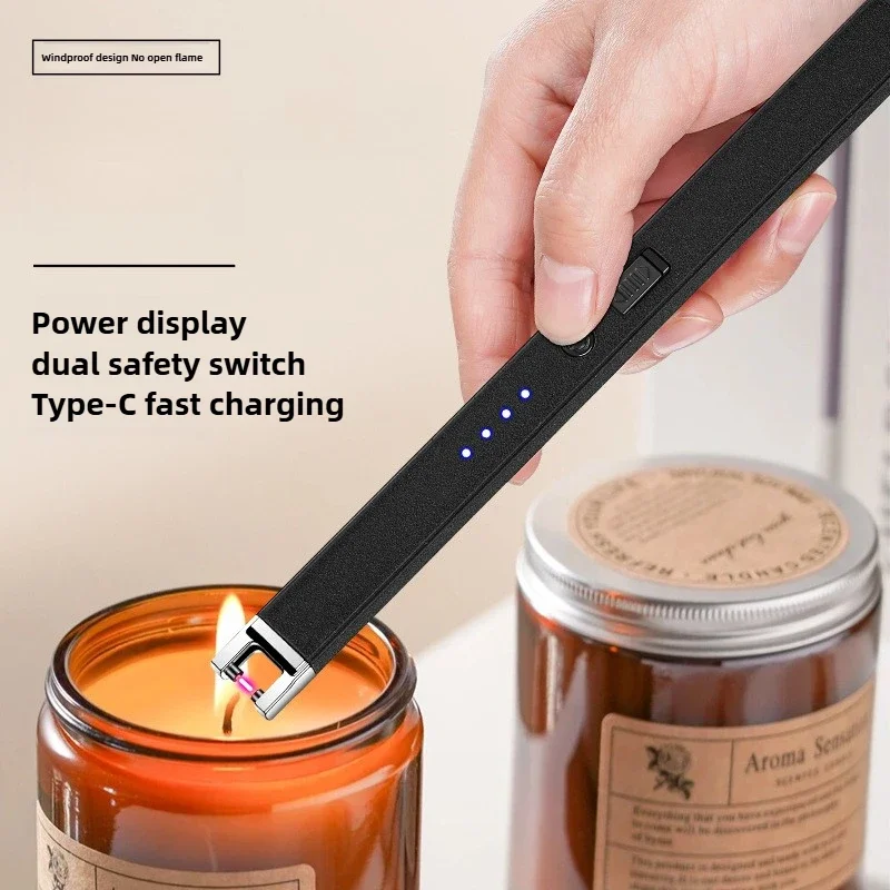 Creative Household Electronic Rechargeable Igniter. Pulse Ignition Gun. Scented Candle Natural Gas Stove Special Lighter thumbnail 2