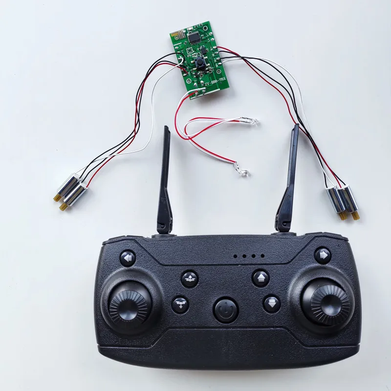 E88 804 E58 Remote Controller With Receiver Board DIY RC Drone Mini Quadrocopter 3.7V Coreless Motors Model Parts thumbnail 2