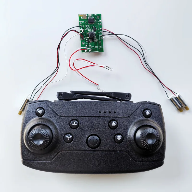 E88 804 E58 Remote Controller With Receiver Board DIY RC Drone Mini Quadrocopter 3.7V Coreless Motors Model Parts thumbnail 4