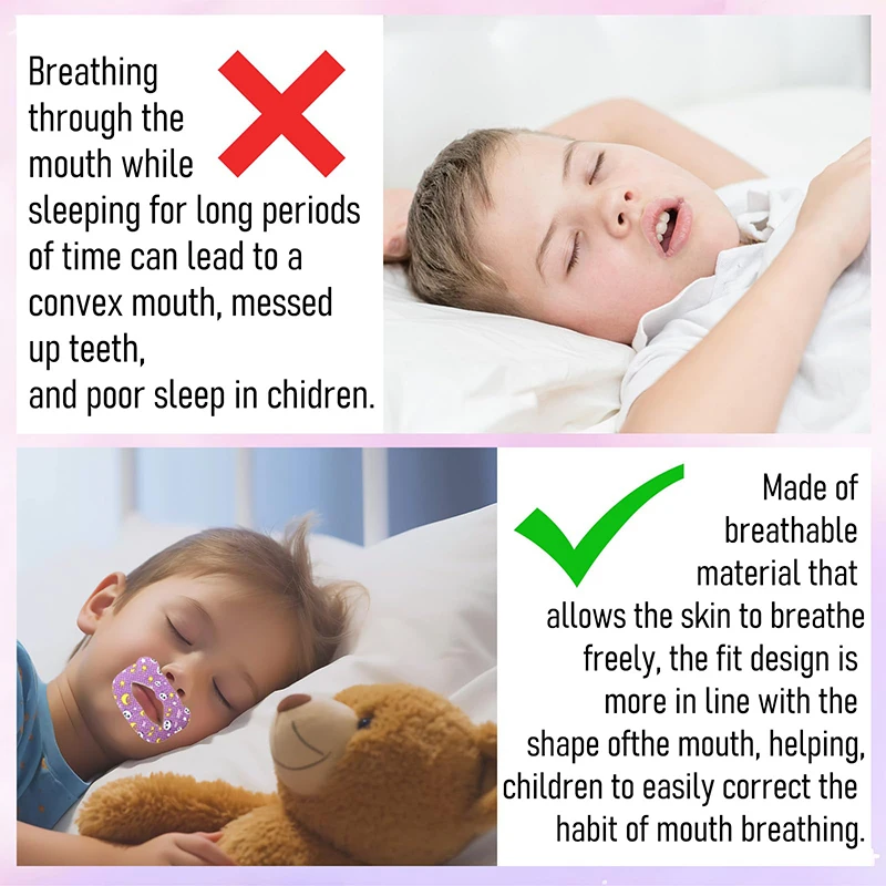 30pcs Kids Mouth Tape For Sleeping Anti Snoring Sleep Strips Anti Snoring Sleep Tape Sleep Better Nose Breathing Improved Sleep thumbnail 4
