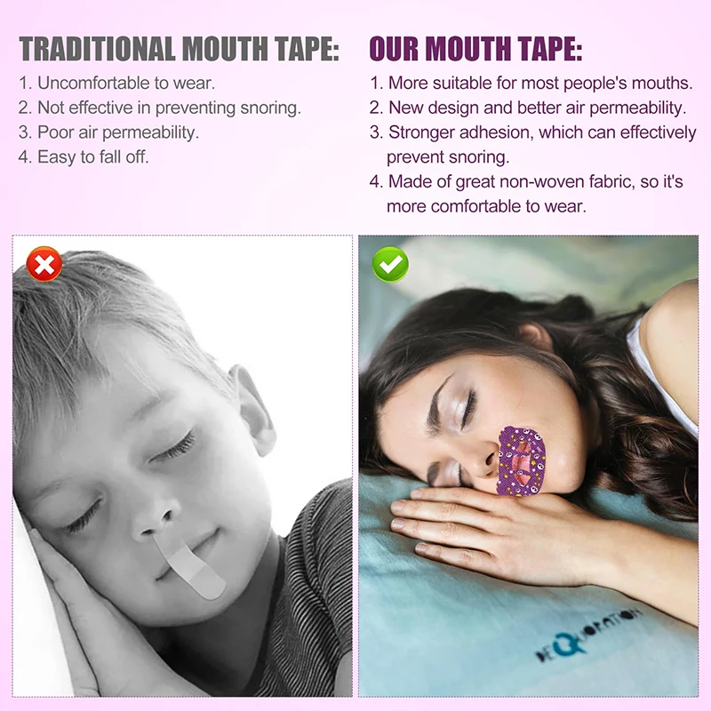 30pcs Kids Mouth Tape For Sleeping Anti Snoring Sleep Strips Anti Snoring Sleep Tape Sleep Better Nose Breathing Improved Sleep thumbnail 5