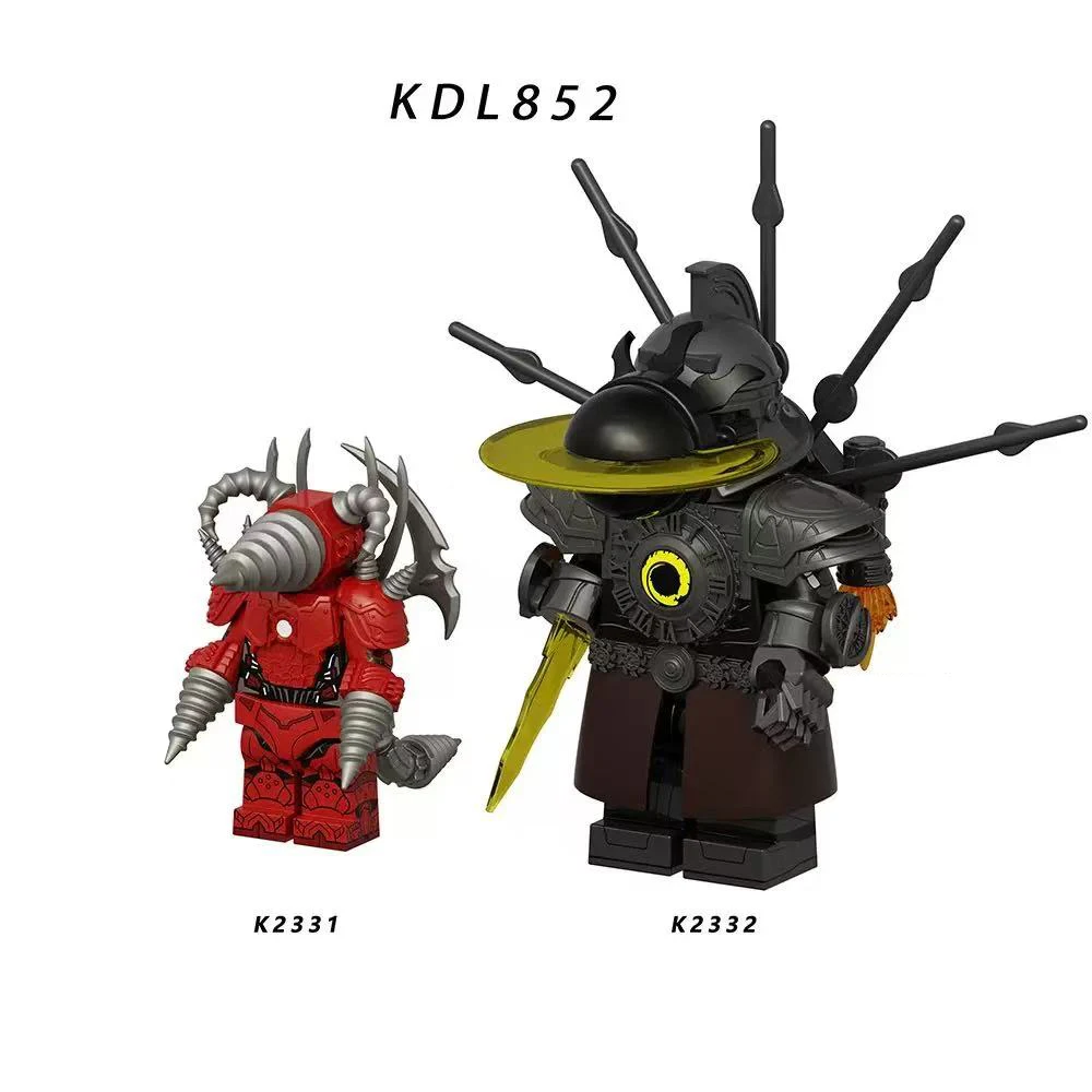 New KDL SWAT Skibidi Toilet Man Figures Anime Block Toys TvMan Titan Cameraman Speakerman Bricks Model Toy Birthday Gift thumbnail 3