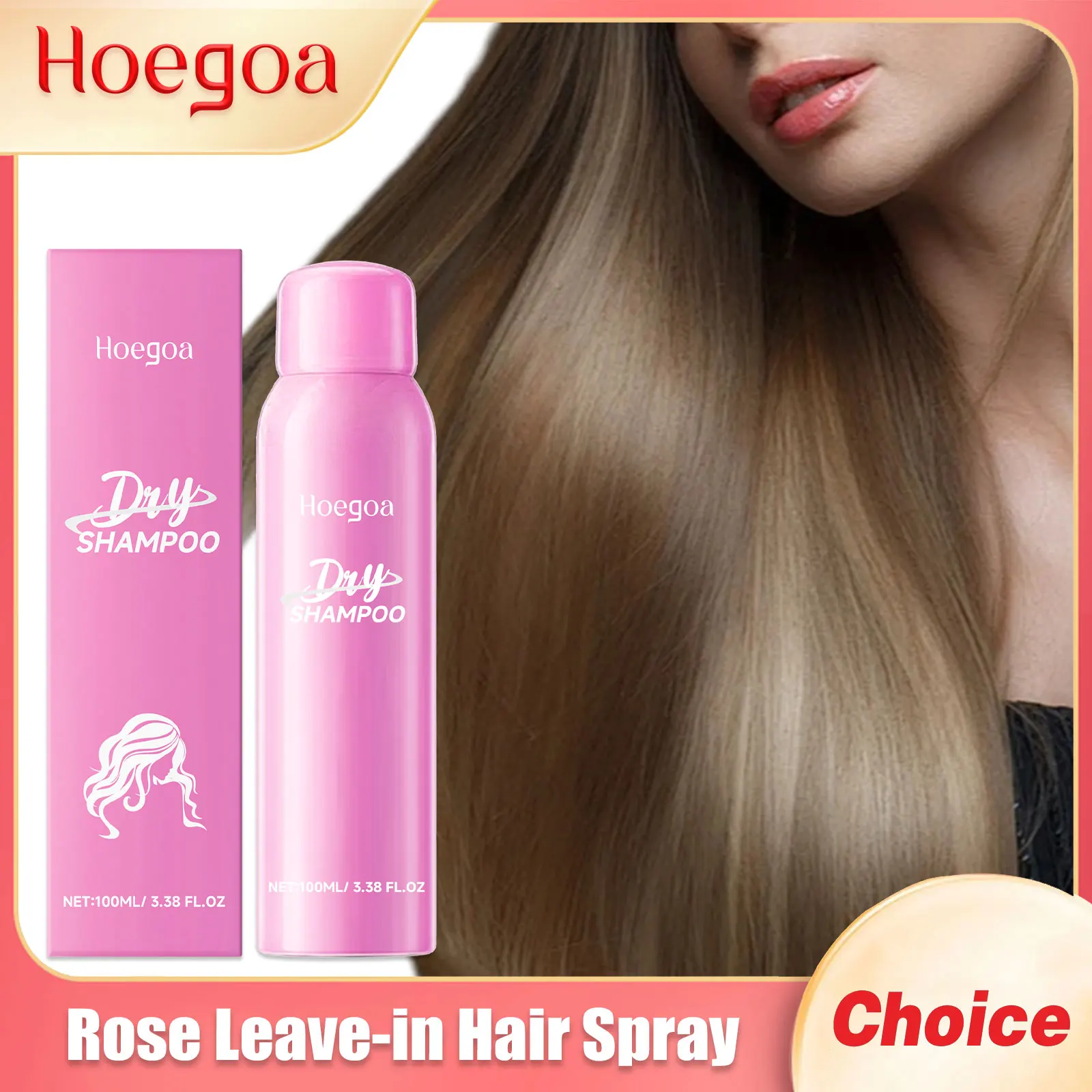Rose Leave in Hair Shampoo Spray Repair Dry Moisturizing Damage Remove Lazy Improve Smoothing For Curly Hair No-Wash Conditioner thumbnail 2