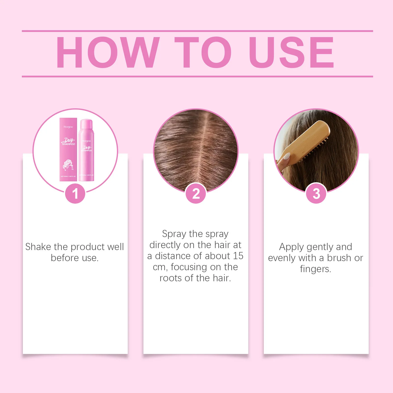Rose Leave in Hair Shampoo Spray Repair Dry Moisturizing Damage Remove Lazy Improve Smoothing For Curly Hair No-Wash Conditioner thumbnail 6