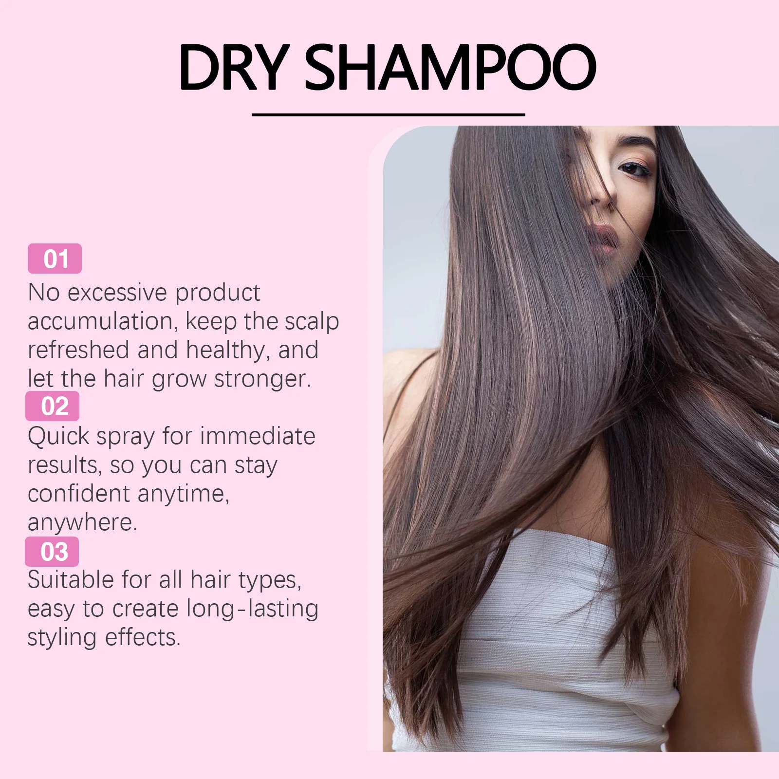 Rose Leave in Hair Shampoo Spray Repair Dry Moisturizing Damage Remove Lazy Improve Smoothing For Curly Hair No-Wash Conditioner thumbnail 3
