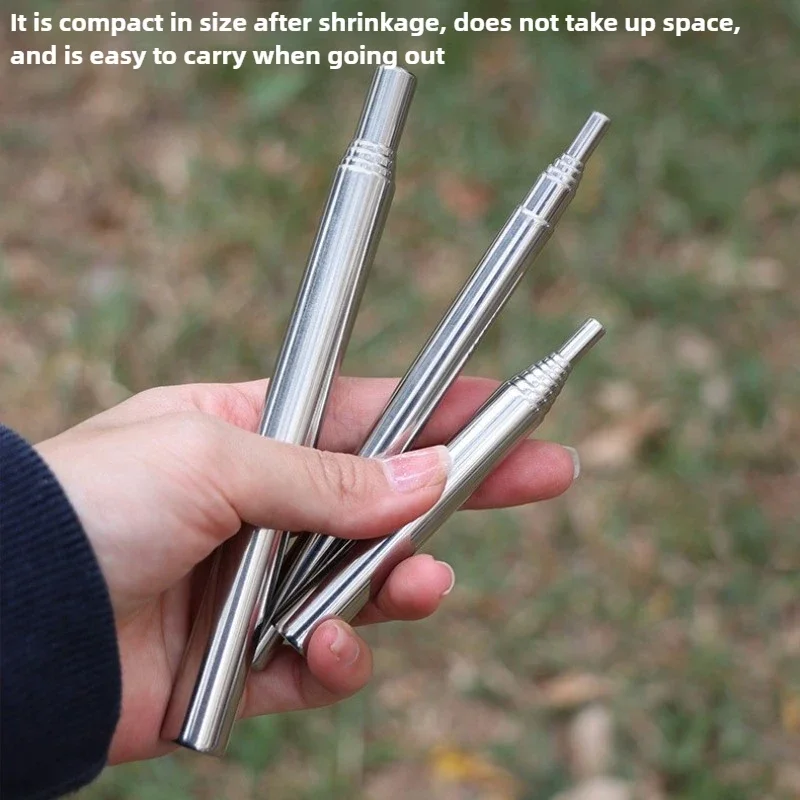 Outdoor Camping Blow Fire Tube Blowpipe Collapsible Tiny Beach Garden Tool Picnic Camping Equipment Blowing Fire Stick thumbnail 2