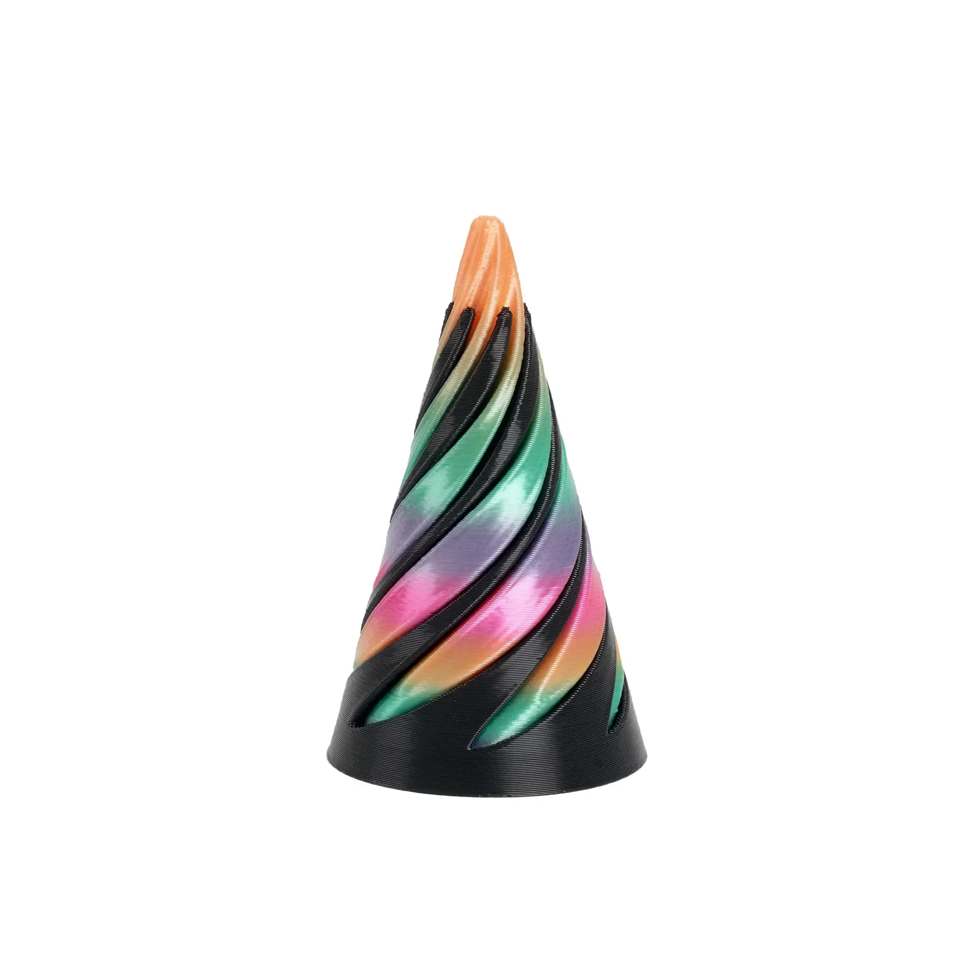 3D Printed Spiral Fidget Toys Decompression Spinning Three-Dimensional Structure Fingertip Dual Color Stress Relief Toy thumbnail 5