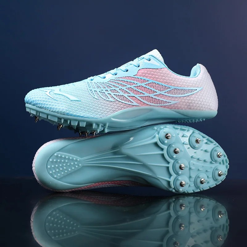 Track and Field Shoes Men Women Kids Spikes Sneakers Track Race Jumping Sneakers Girls Professional Running Nail Spikes Boys thumbnail 6