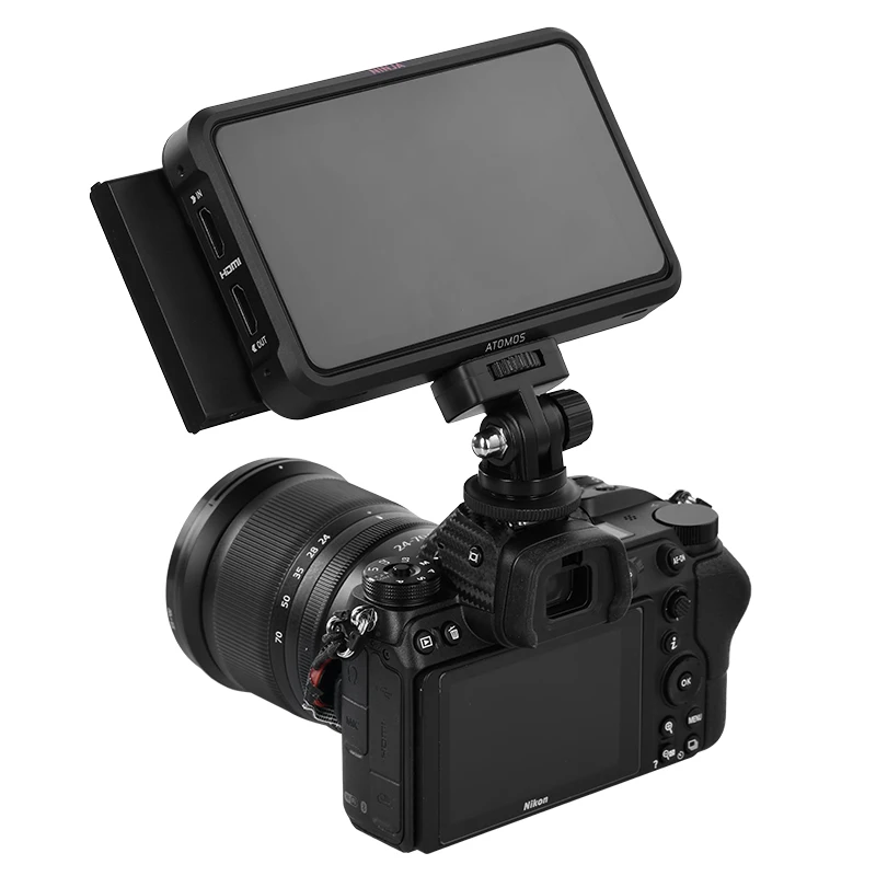 Cold Shoe Monitor Mount Bracket QR Plate Universal Cold Shoe Photography for DSLR Camera Monitor Flash Microphone Fill Light thumbnail 2